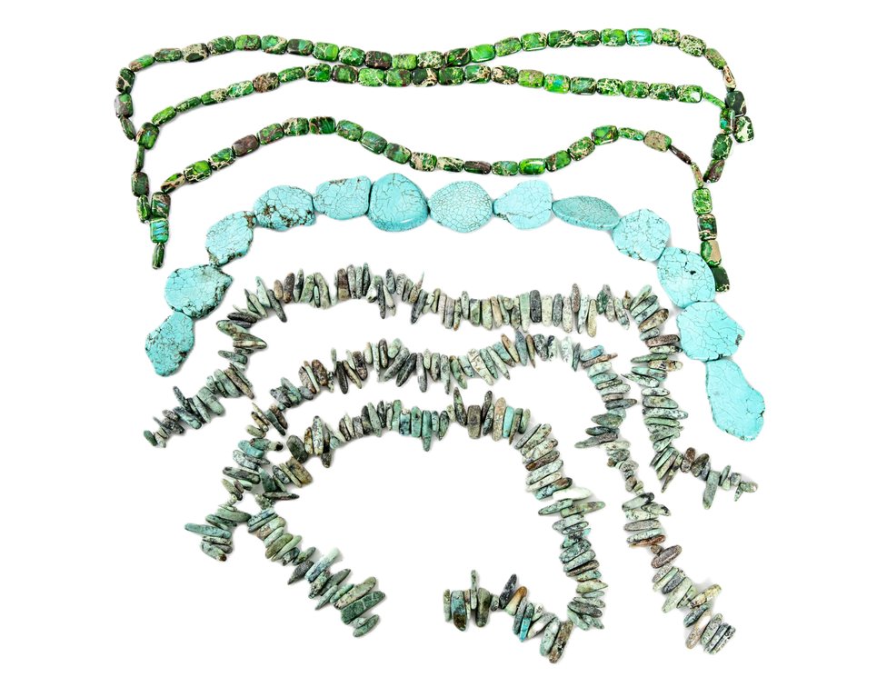 NOS- Turquoise Bead Strands & More