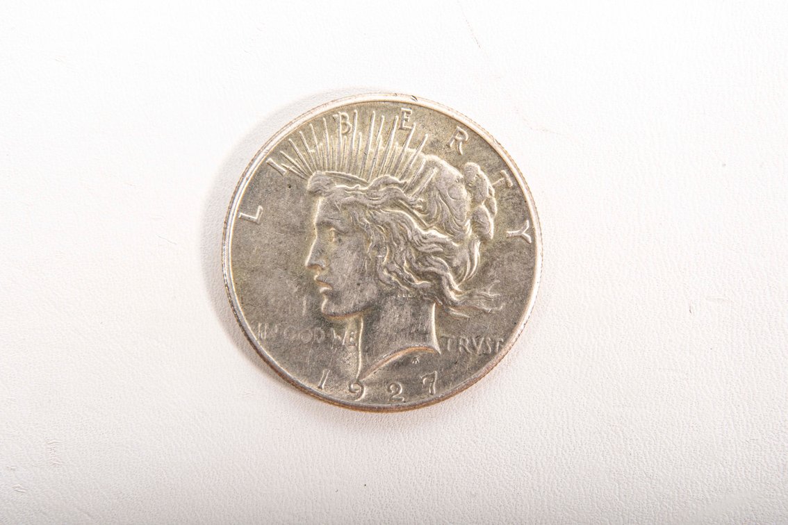 1927 Silver Peace Dollar