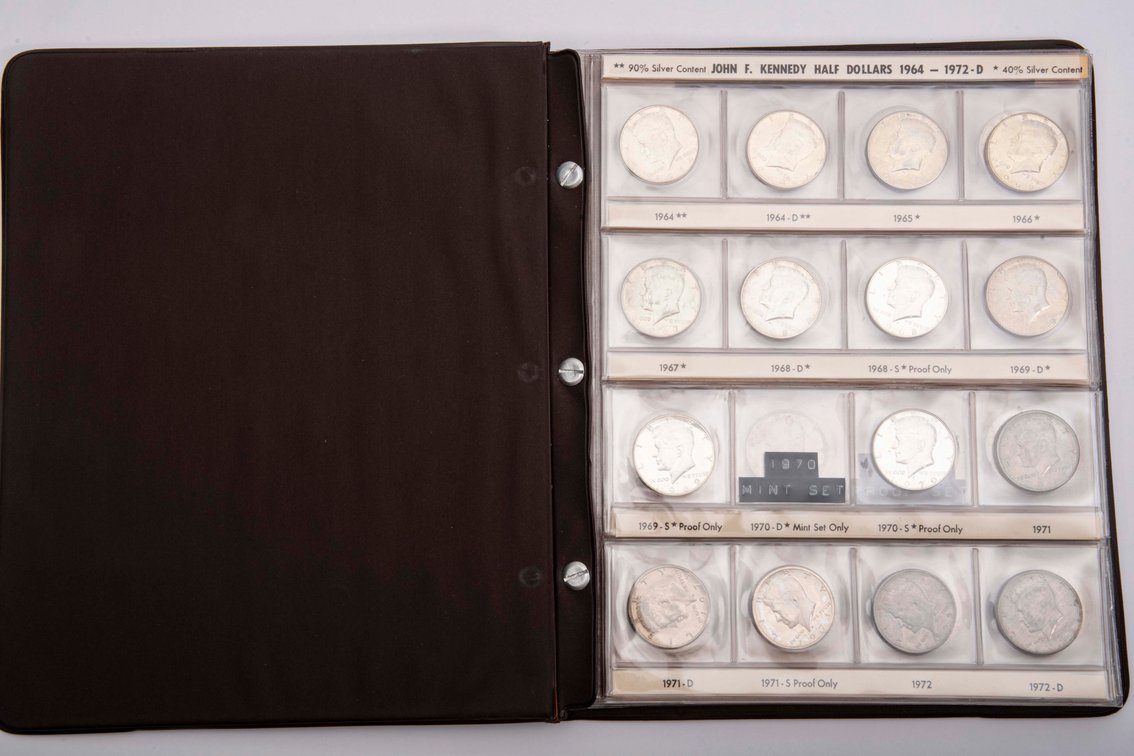 1964 - 86 Kennedy Half Dollar Set in Book