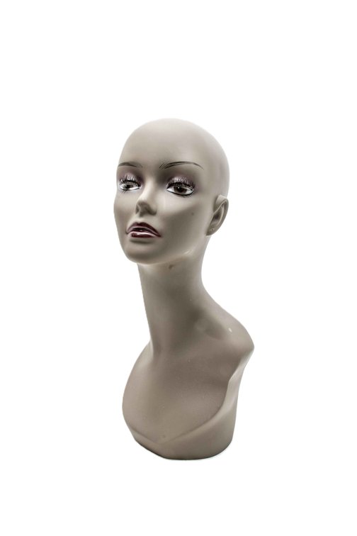 Beautiful Dark Skin Mannequin - Hat, Wig, Jewelry