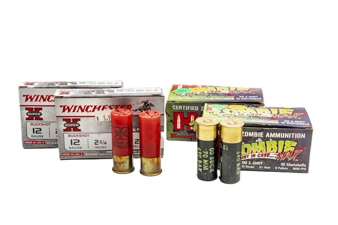 12 G Buckshot Shells- 30 Rounds- Hornady / WIN
