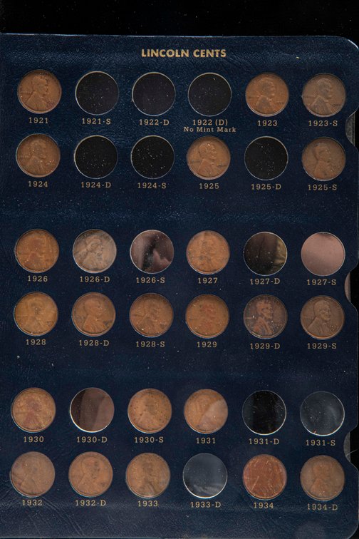 Large Collection of Lincoln Pennies