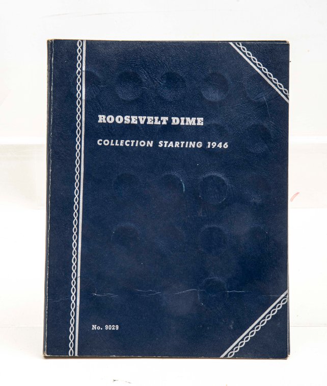 28 Roosevelt Silver Dimes in Collectors Book