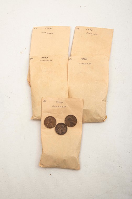 151 Lincoln Pennies.1920 - 1928