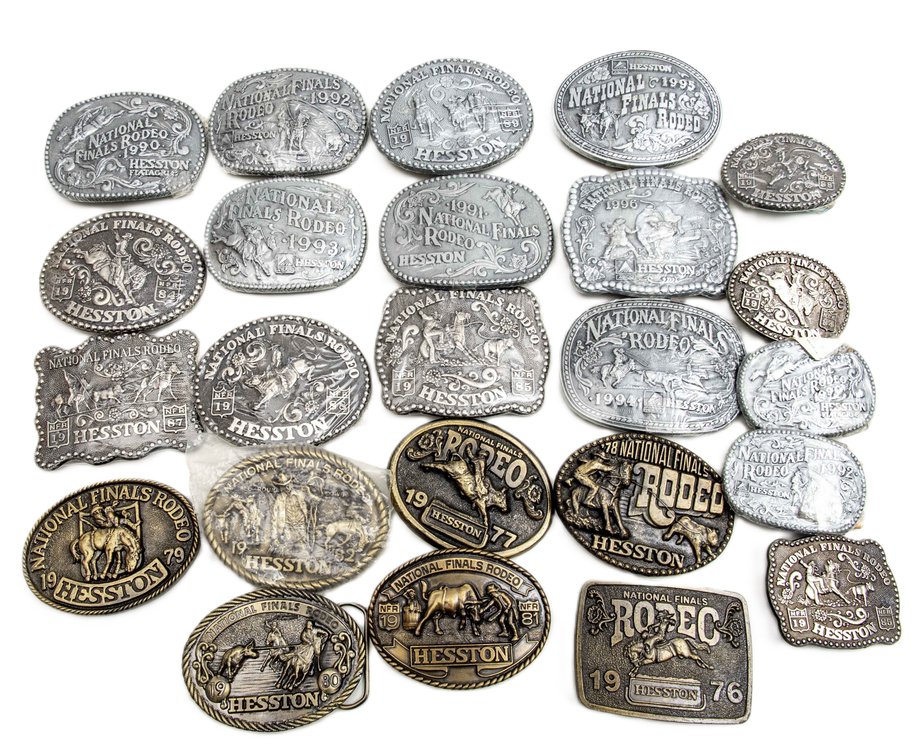 Belt Buckle Collection- Hesston Nat. Rodeo