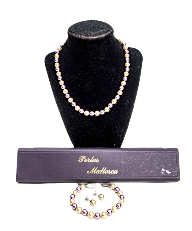 Mallorca Pearl Necklace, Bracelet & Earring Set
