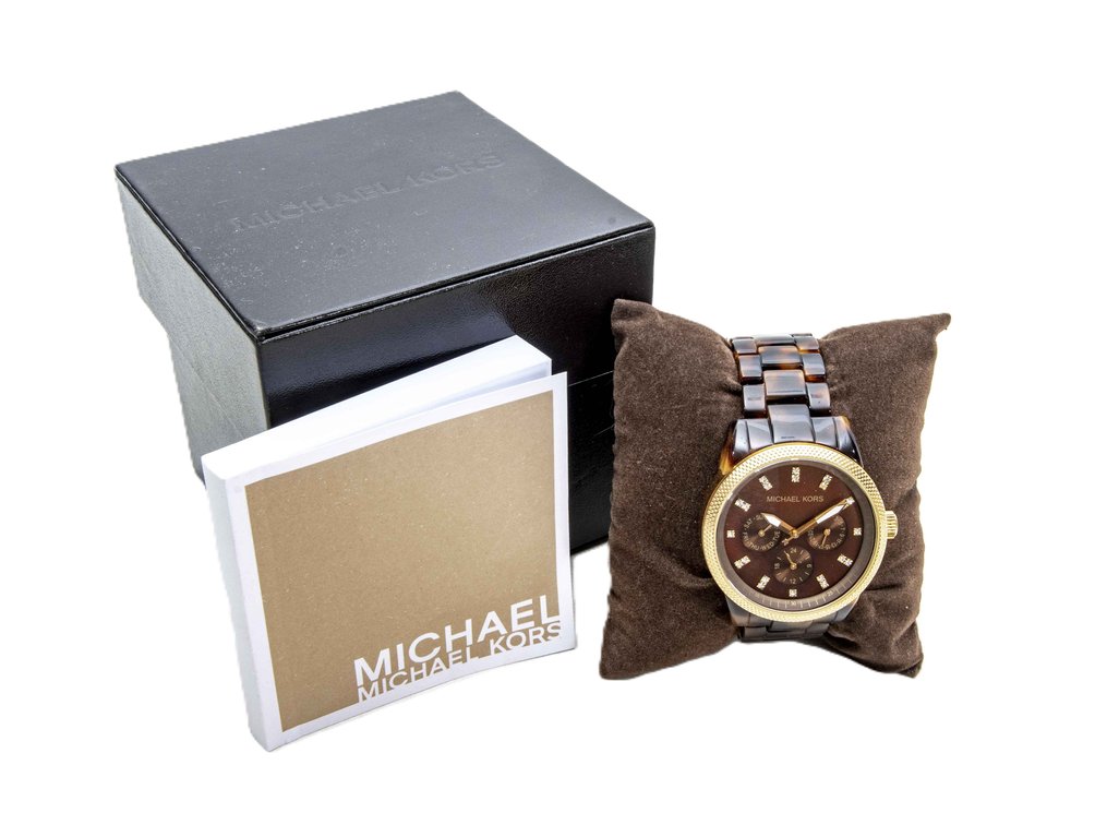 Michael Kors Women's Watch- Tort Ritz~ MK5038