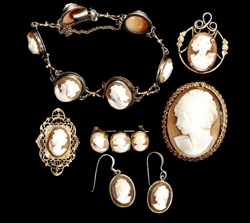 Cameo Jewelry- Sterling, Gold-Filled & More