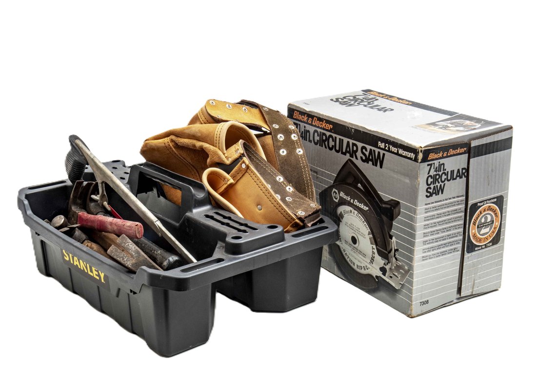 Assorted Hand Tools + B&D Circular Saw