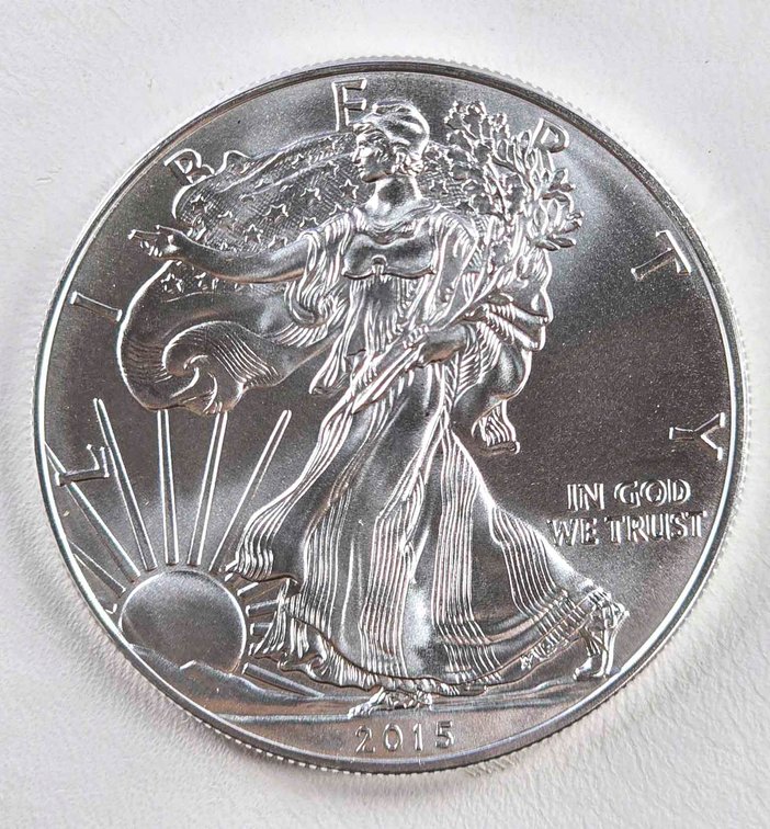 2015 American Silver Eagle 1 oz .999 Fine Silver Bullion Coin