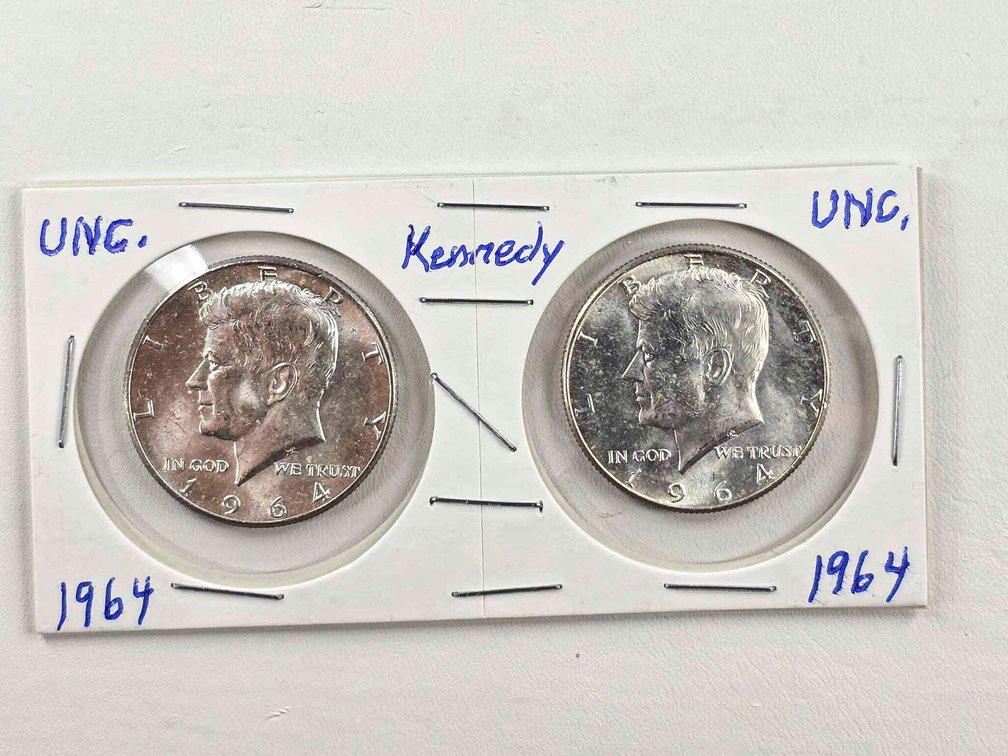 1964 Kennedy Half Dollars in Uncirculated Condition