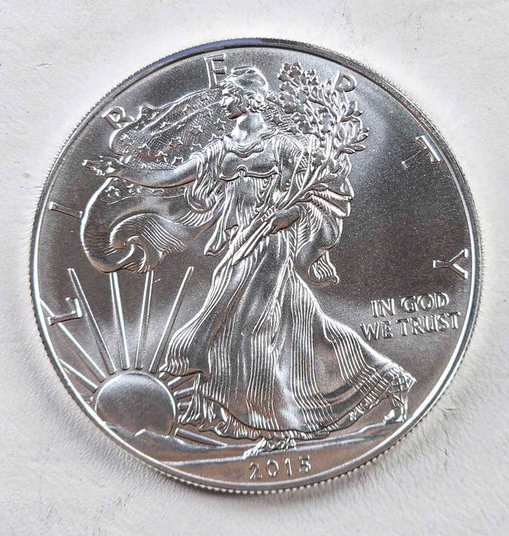 2015 American Silver Eagle 1 oz .999 Fine Silver Bullion Coin
