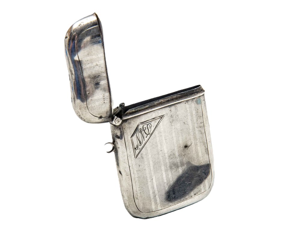 Silver Match Safe / Vesta Case