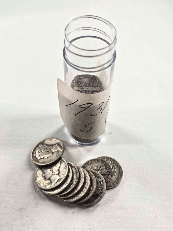 39 Silver 1931-S Mercury Dimes