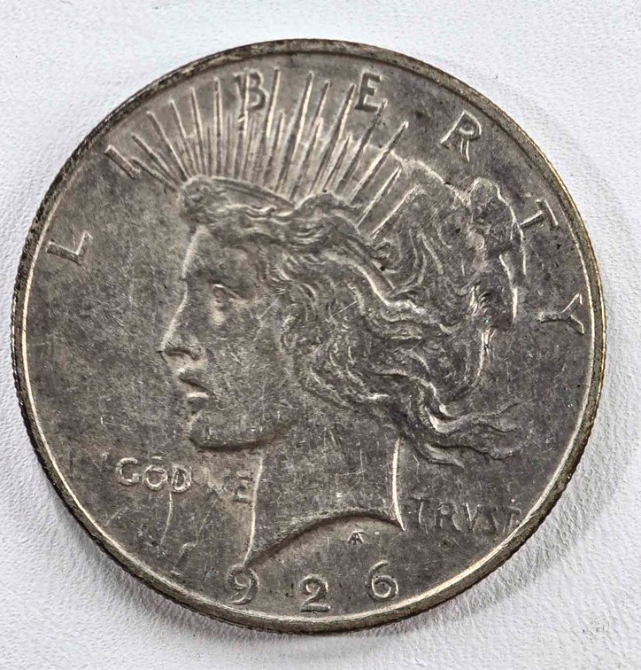 1926-D Peace Silver Dollar in XF Condition