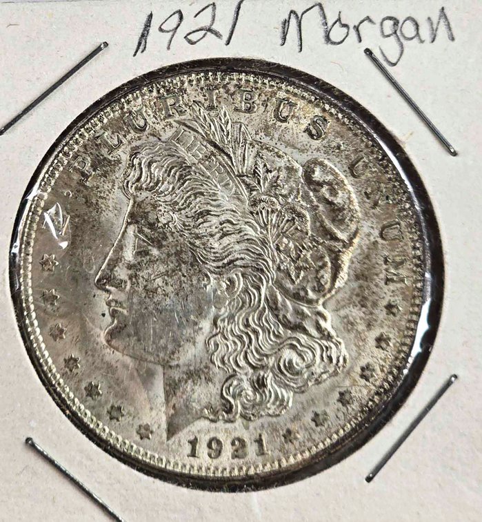 1921 Morgan Silver Dollar Coin