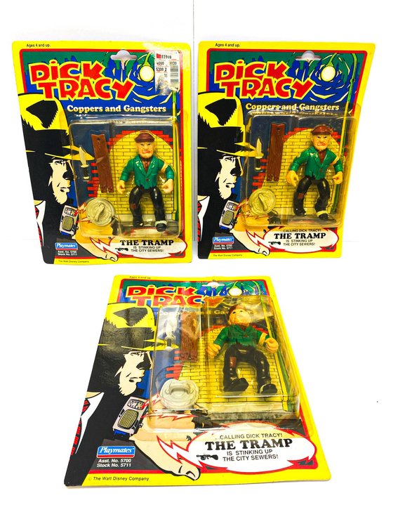 Dick Tracy The Tramp MOC Action Figures by Playmates