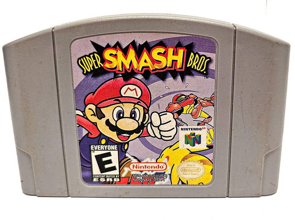 Nintendo 64 Super Smash Bros. Game Cartridge