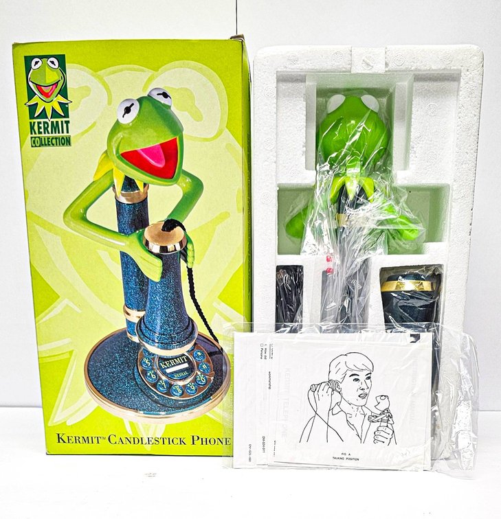 Kermit Candlestick Phone by Telemania NIB