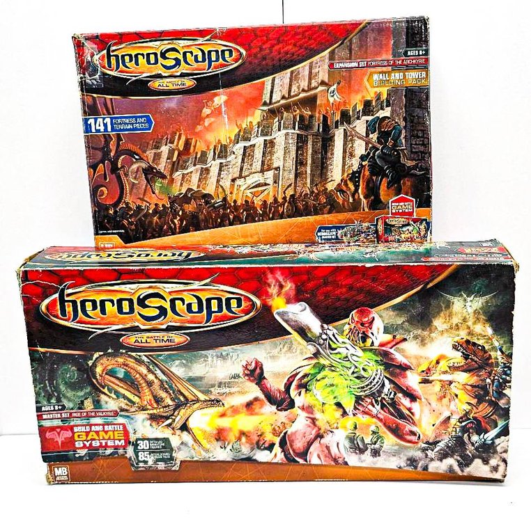 Heroscape Master Set and Expansion Sets with Figures and Terrain Pieces IOB