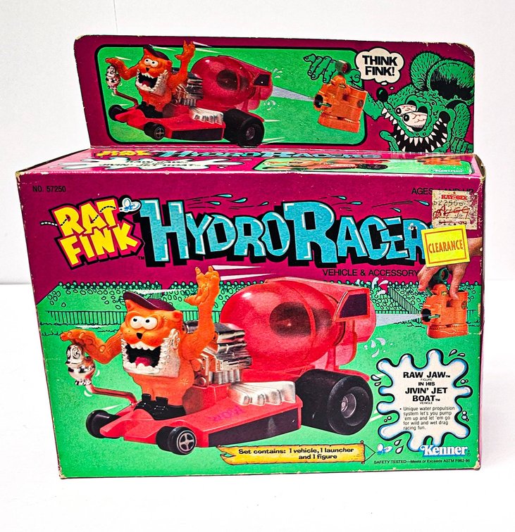Factory-Sealed Rat Fink Hydro Racers Vehicle by Kenner