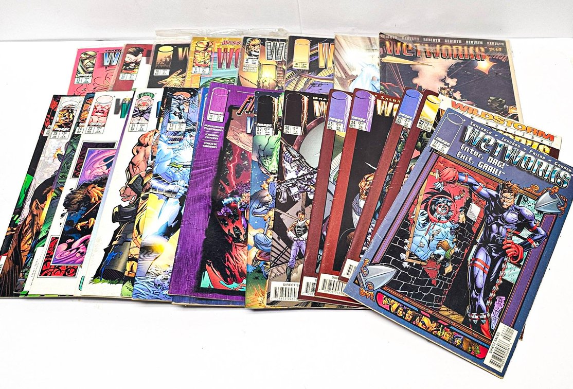 Wetworks Comic Book Collection, Various Issues and Covers