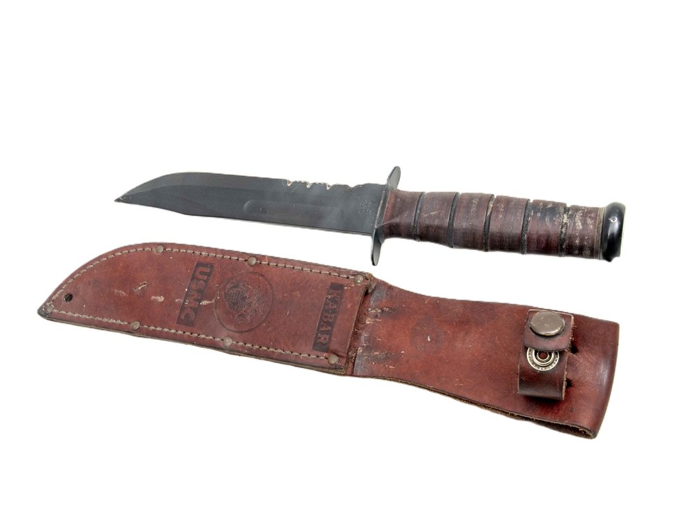 KABAR- US Army Fighting Knife With Sheath