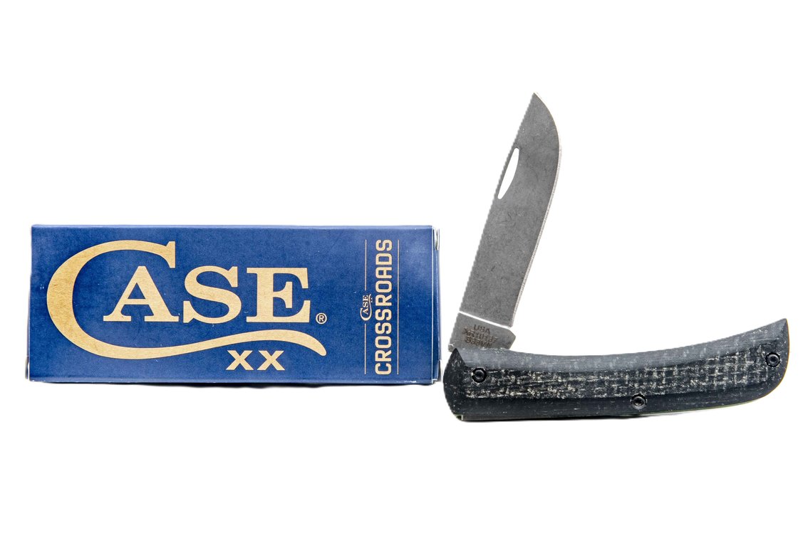 Case Sod Buster Jr. Knife- Crossroads Black Burlap