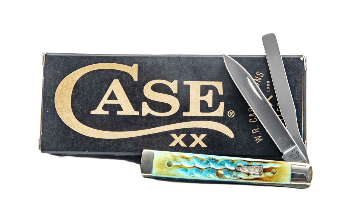Case Baby Doc Knife- Burnt Carib. Blue Bone