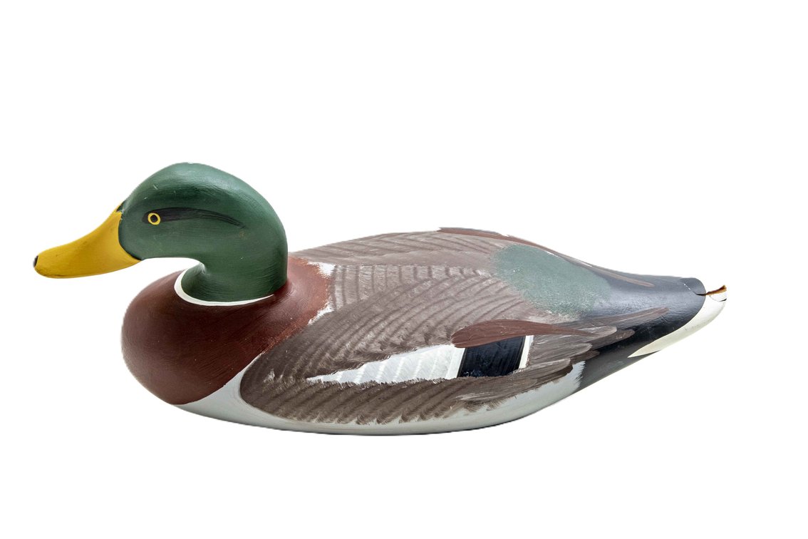 Mallard Duck Decoy- Signed- Capt. Bob Jobes-2001