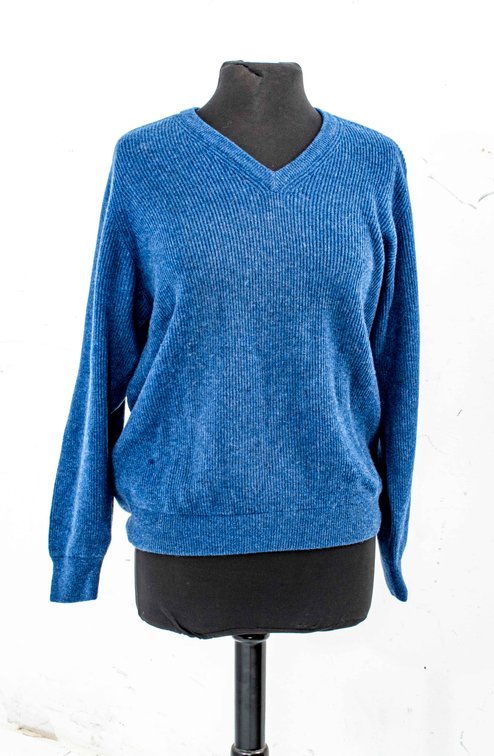 Neiman Marcus Loco Piana Blue Cashmere Sweater