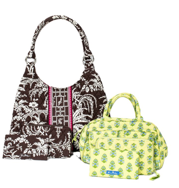 Vera Bradley Citrus & Imperial Toile Bags