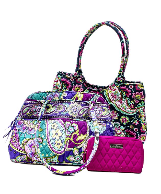 Vera Bradley Petal Paisley & Purple Paisley Totes