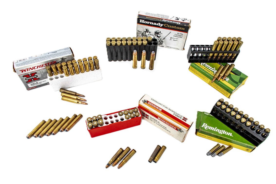 Various Calibers of Boxed and Loose Ammo