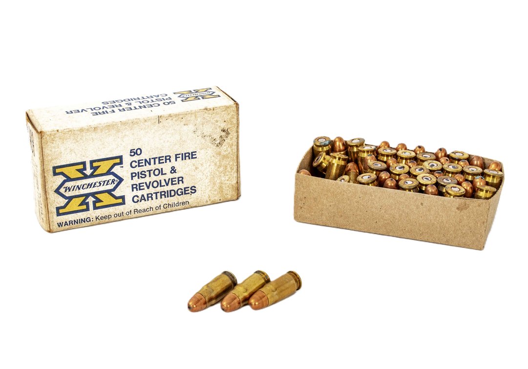 Vintage Box (50) of Winchester 30 Luger Ammo
