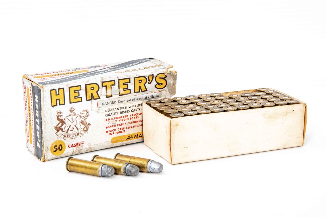 1 Box (50rds) of Herter's .44 Magnum Ammo