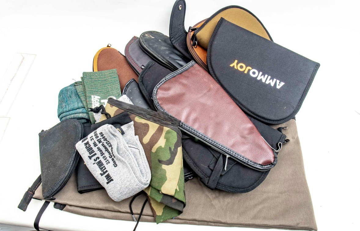 Gun Pouches- Zippered, Plush & More