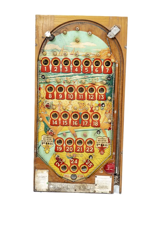 1959 Bally Sea Island Pinball (Game Board Only)