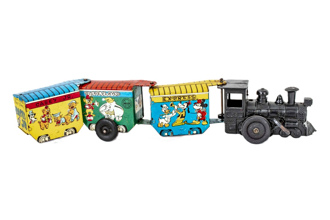 Marx Tin Disney Casey Jr Disneyland Express Train