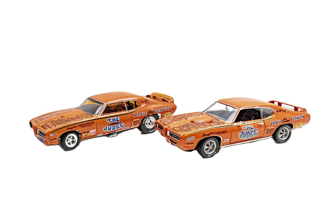 2 Ertl Ernie Beswick "The Judge" 1969 GTO Model