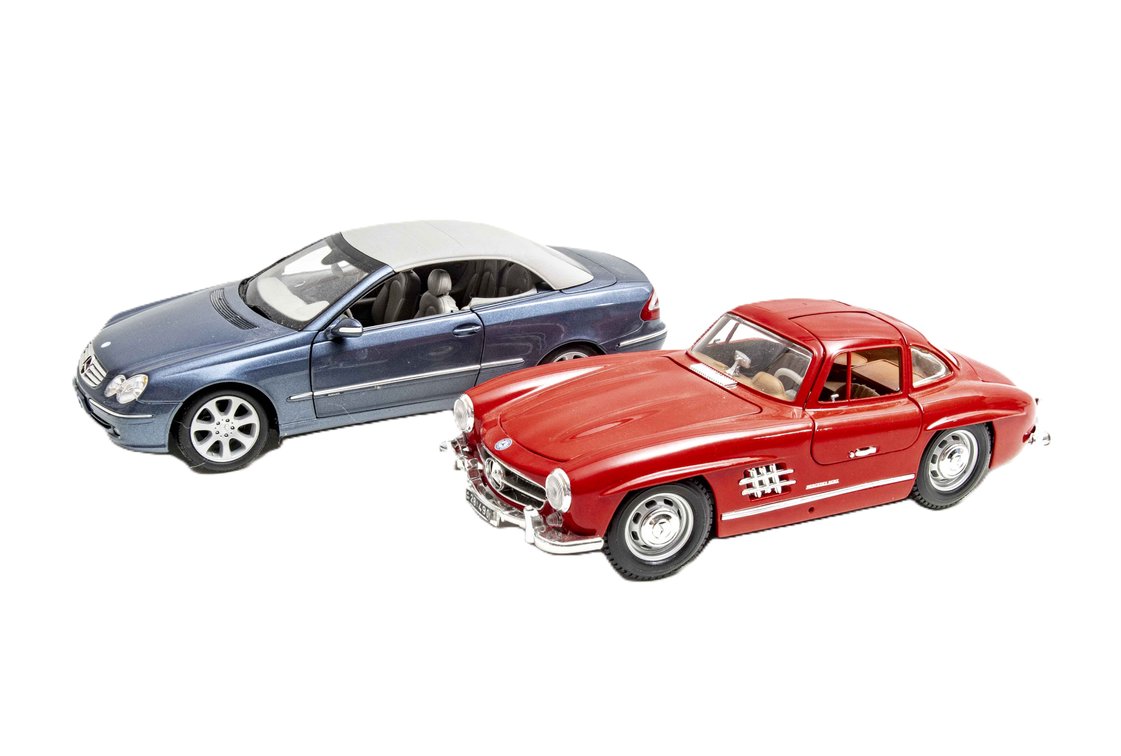 2 Mercedes-Benz Models - 300SL & CLK Cabrio