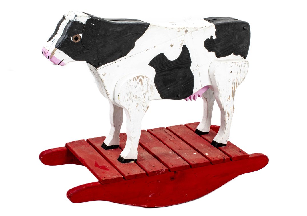 Hand Made Rocking Cow!