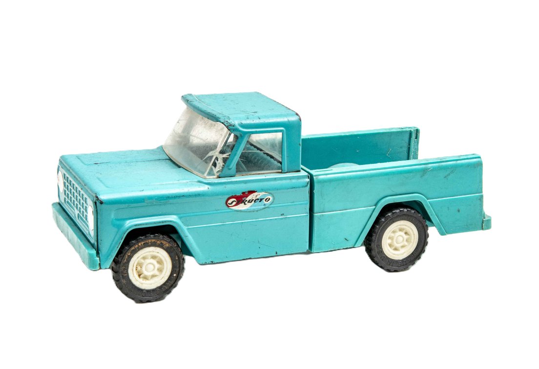 Vintage Turquoise Structo Kompak Pickup Truck