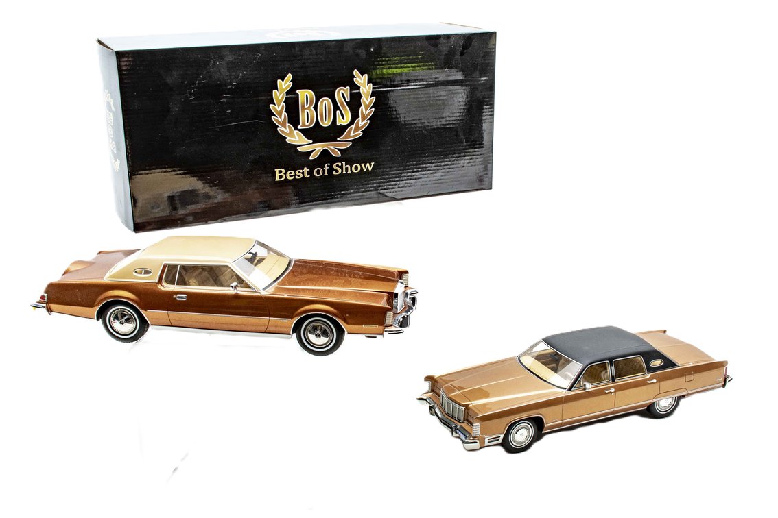 BOS Diecast 1974 Continental Mark IV IOB & 1975