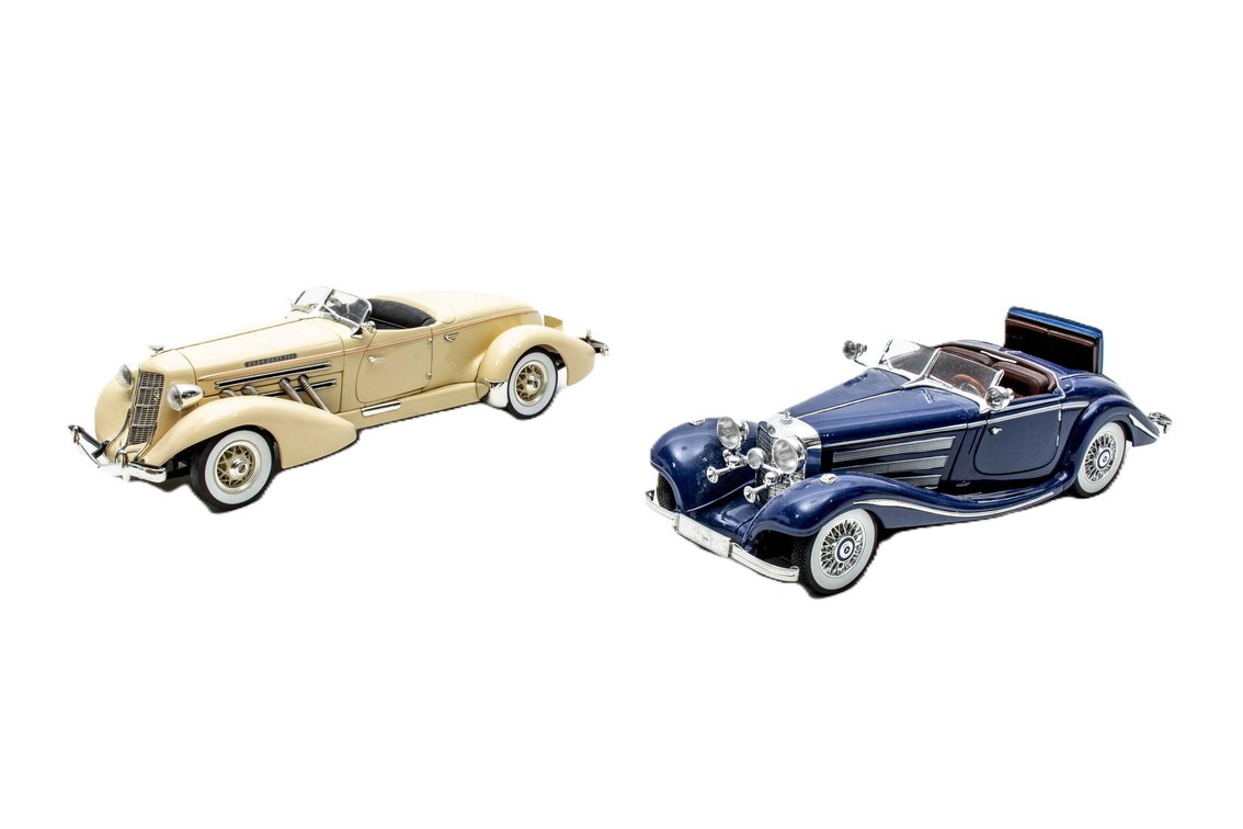 1936 Classics - Auburn 8 & Mercedes 500K Diecast
