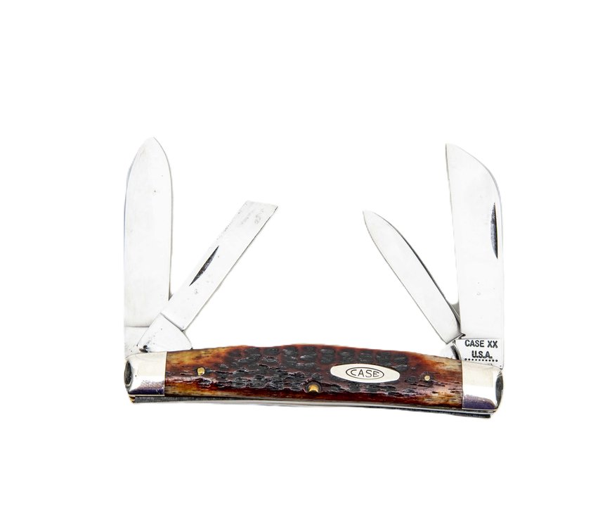 1970 Case XX 6488 Red Bone Lg Congress Knife