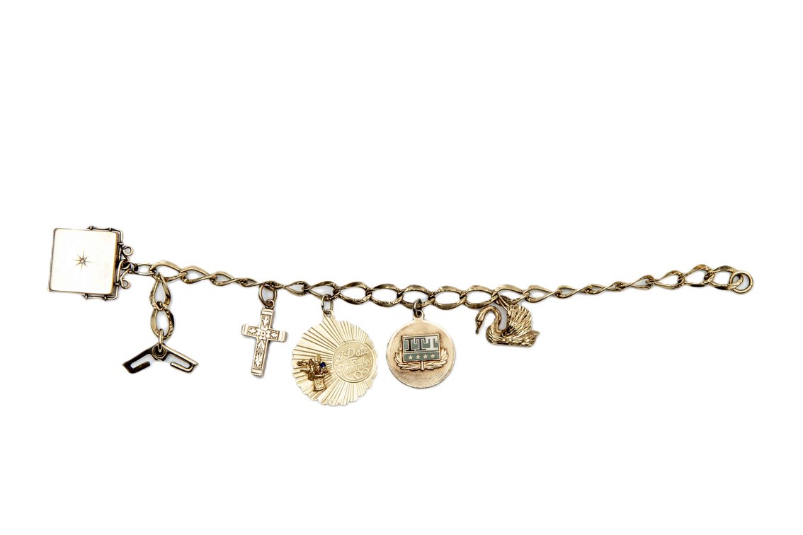 Yellow Gold Charm Bracelet- 25.5 G