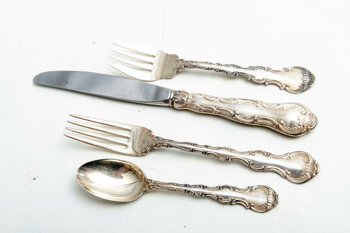 Gorham Sterling Flatware- 4 Pc Set- 127 G +