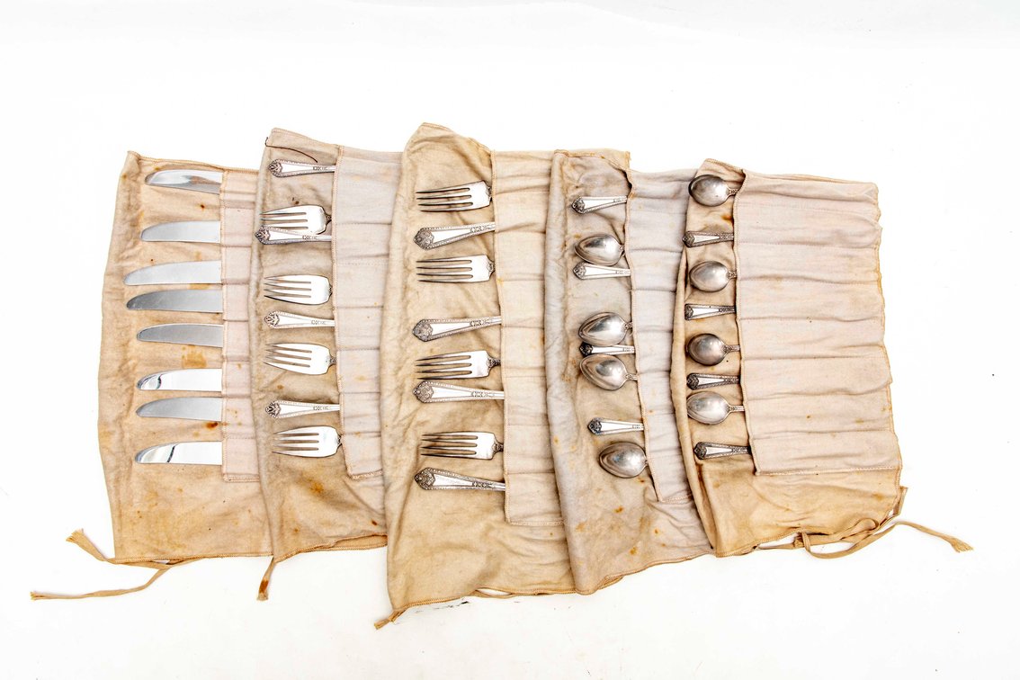 Watson Sterling Flatware Set- 40 Pc.- 1149.5 G
