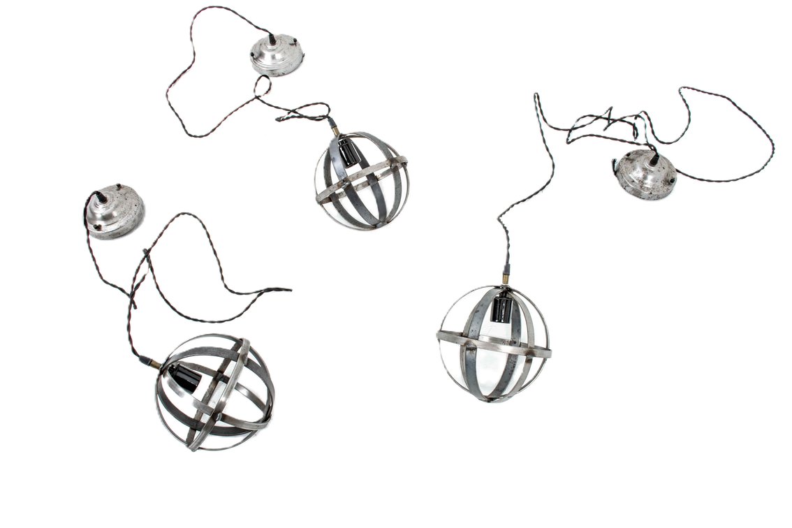Drop Metal Sphere Pendant Ceiling Lights